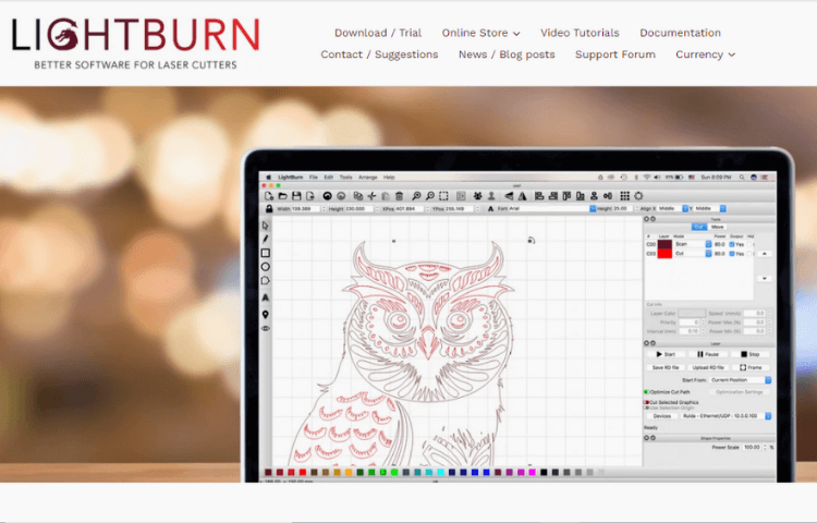LightBurn Laser Engraving Software