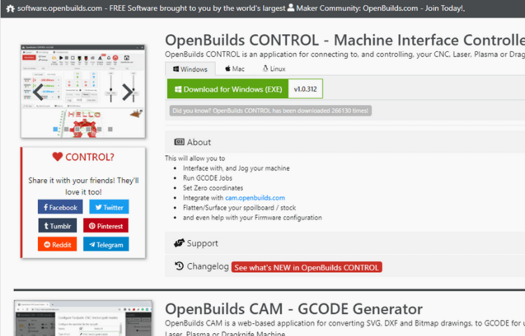 OpenBuilds Control