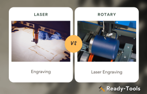 Rotary vs. laser engraving