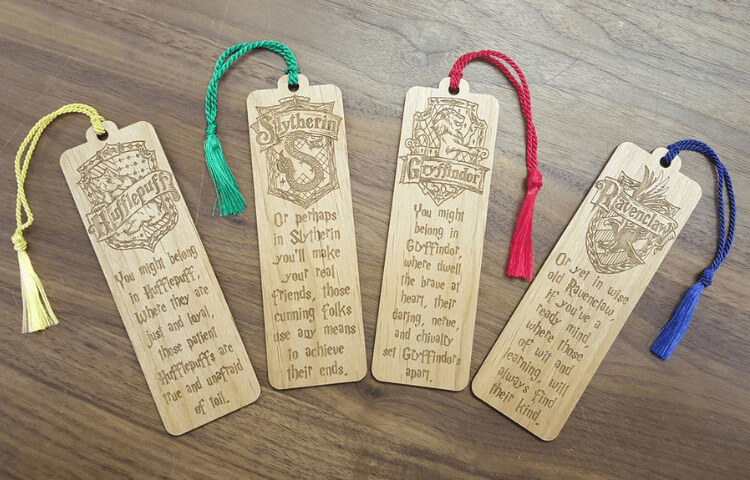 Laser Cut Bookmarks