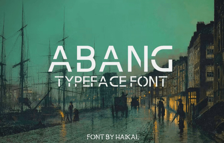 Abang Typeface Font