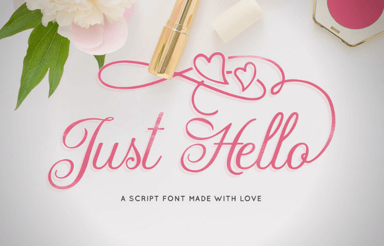 Just Hello Font